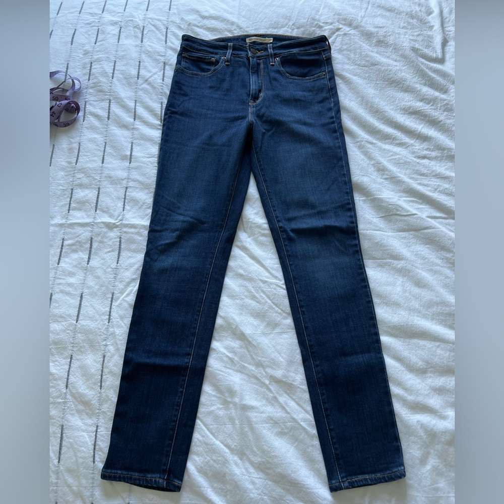 Levi's Dark Blue 721 High Rise Skinny Women's Jeans